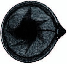 Vijvernet - rond 35 cm zwart