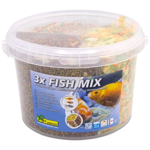 Ubbink Fish Mix - 3 in 1 - Vlokken / Sticks en korrels