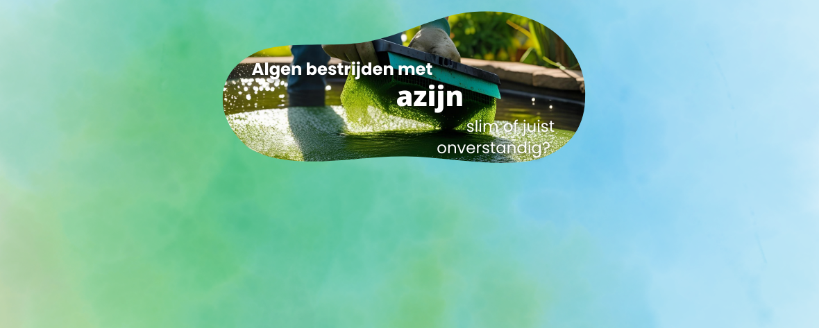 algen vijver bestrijden met azijn