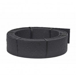 Ecolat randafwerking 12 cm x 25 meter - zwart