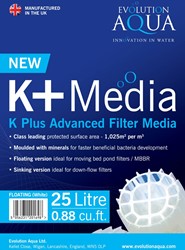 Evolution Aqua K+ Filter Media zwart - 50 liter