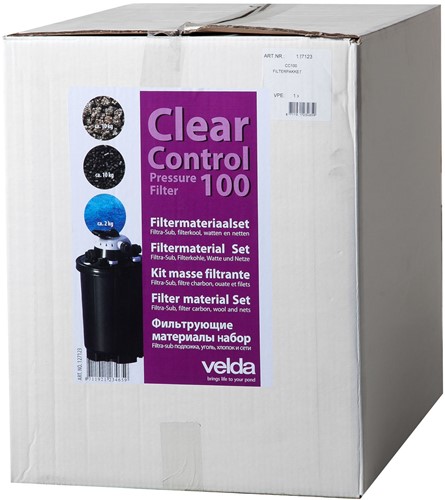 Velda Clear Control 100 filtermaterialen pakket