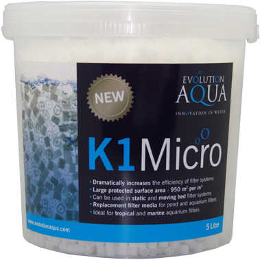 Evolution Aqua K1 Micro Filter Media - 25 liter