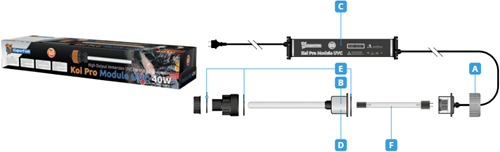 Superfish Onderdelen Koi Pro Module UVC - Quartsbuis 75 Watt 