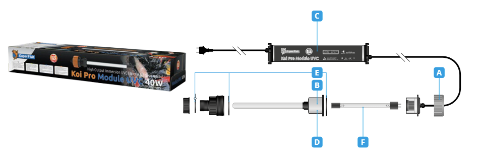 Koi Pro Module 40 Watt Amalgaam HO Trafo