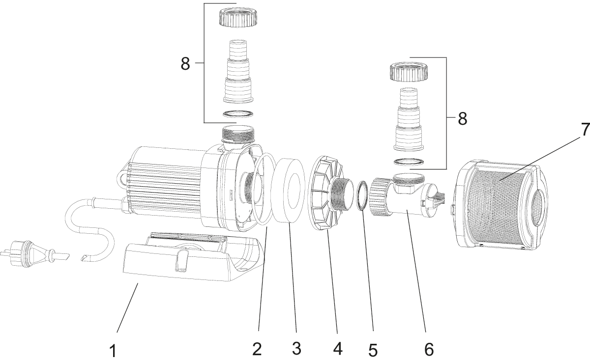 Voet Aquarius Universal Gr. 4