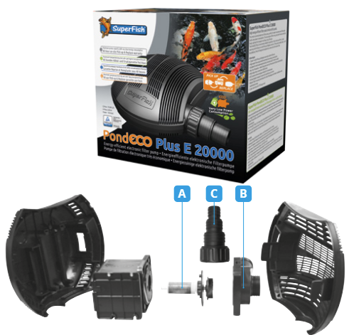 Superfish Pond Eco E & RC - 10000 rotor