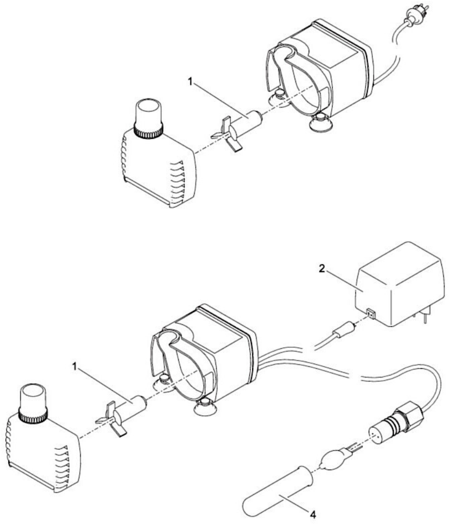 Pontec PondoCompact 800i Fonteinpomp voor binnen, compacte fonteinpomp voor fonteinen en waterspel, donkergrijs