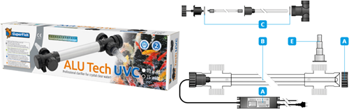 Superfish Onderdelen Alu Tech UVC