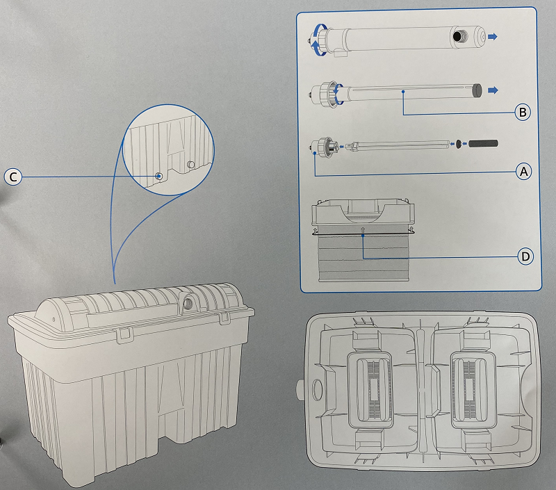 SF Pondclear PIjp 1 mm + Knie 75 mm