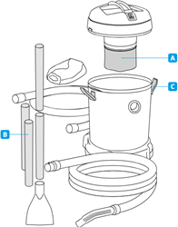 Superfish Pond Multi Vac onderdelen