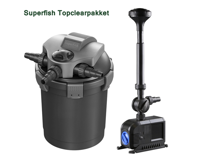 Superfish Topclear 15000 drukfilterpakket