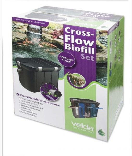 ik ga akkoord met jeugd Beginner Velda Cross-Flow Biofill Vijverfilter set kopen?