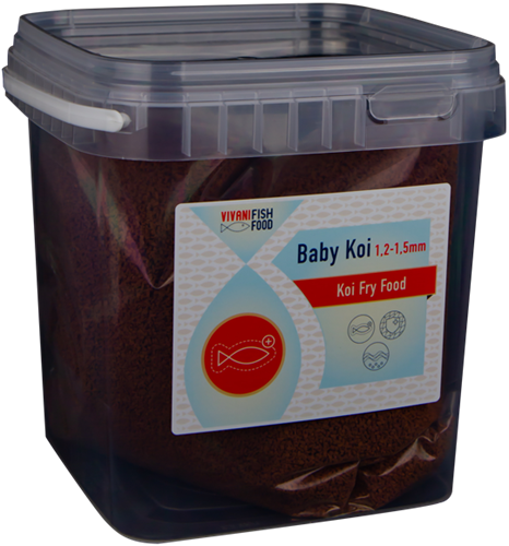 Vivani Fishfood - Baby Koi - 1,2 tot 1,5 mm 200 gr